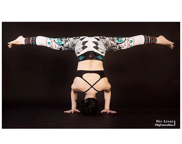 Aztec Skull Capri