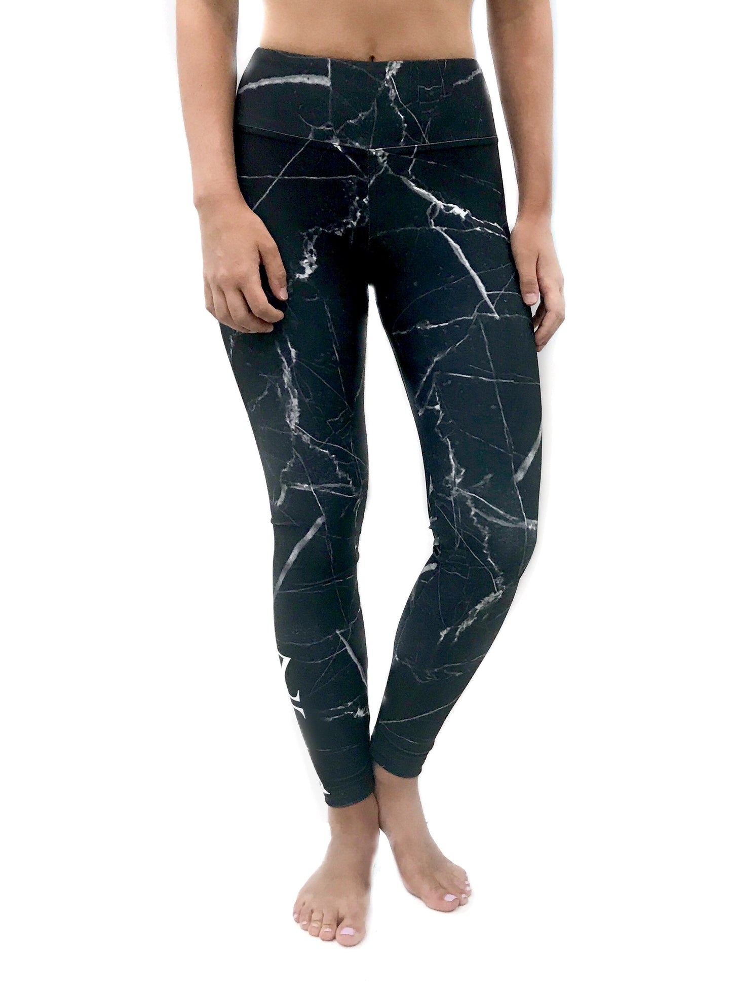 Black Marble Legging