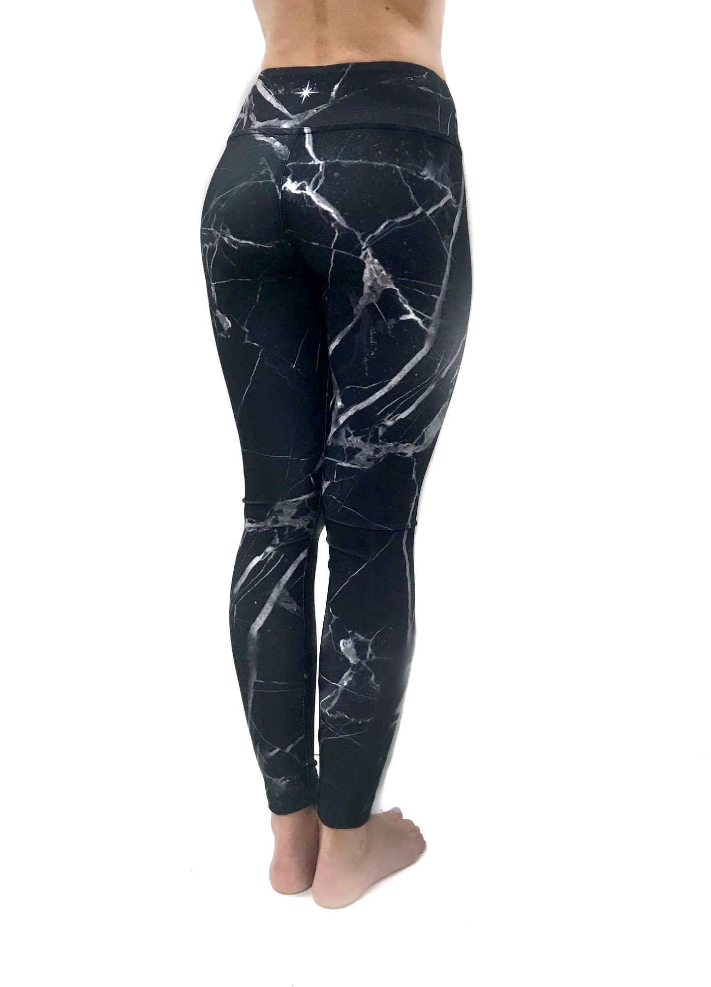 Black Marble Legging