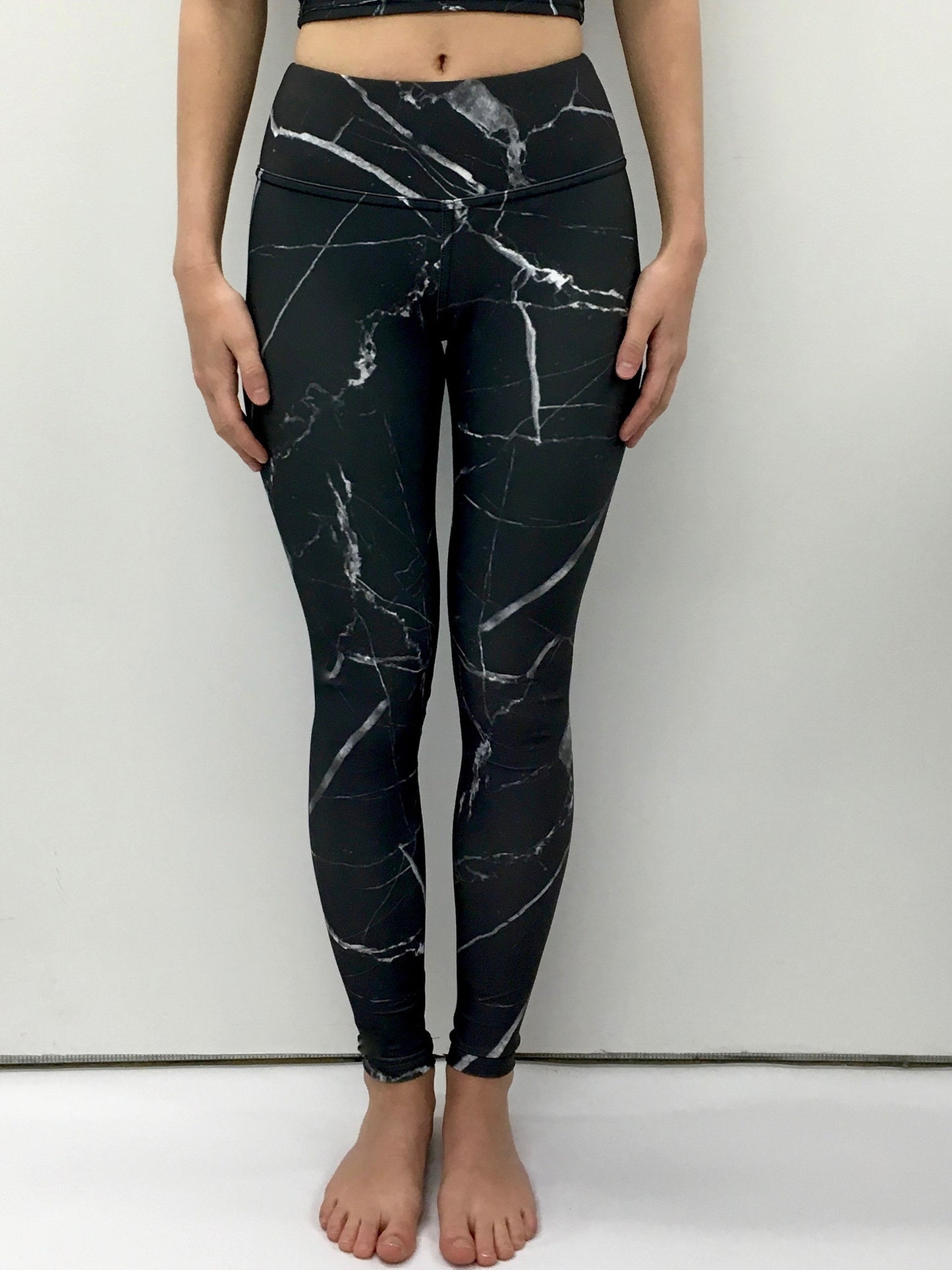 Black Marble Legging