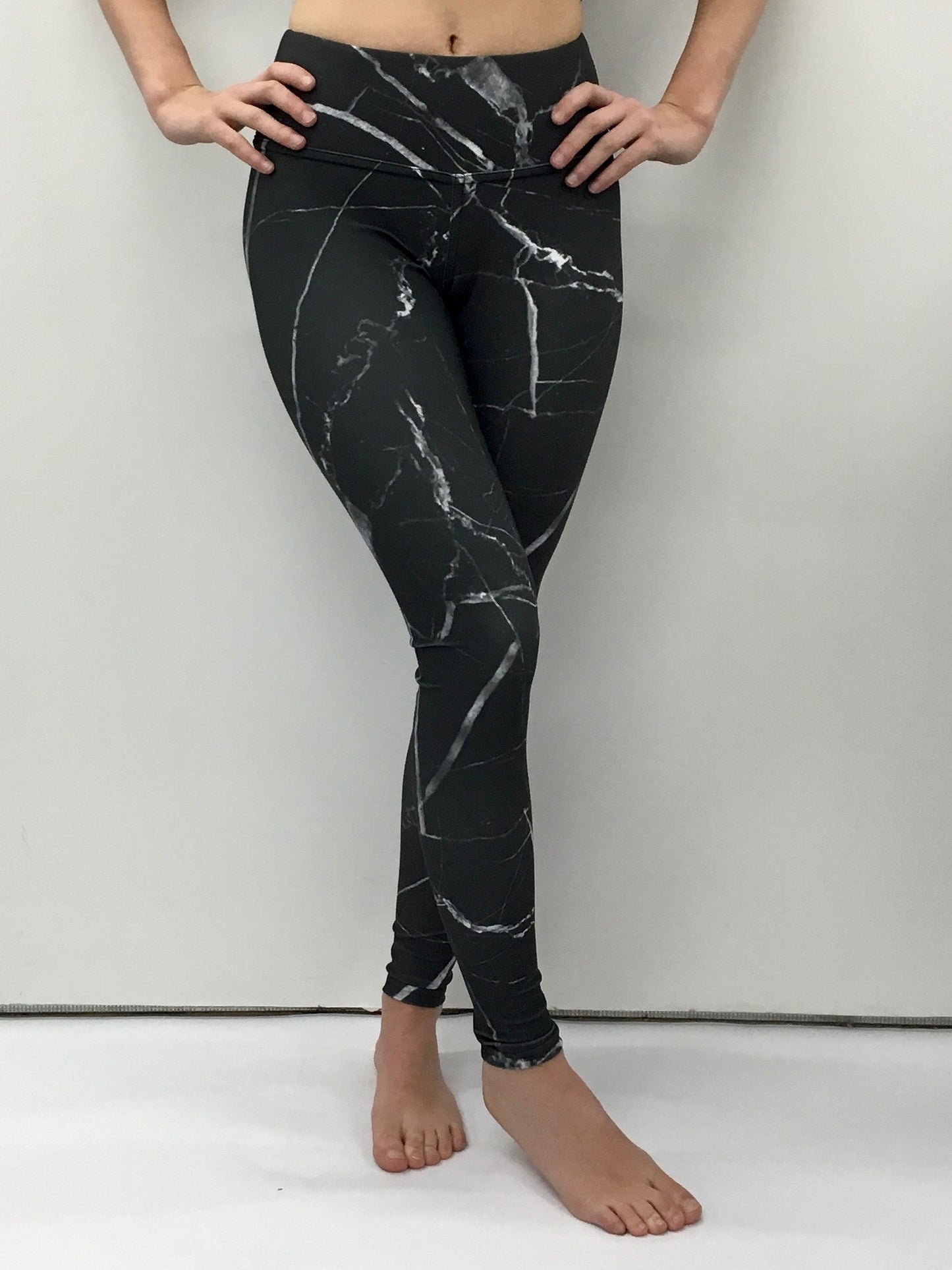 Black Marble Legging