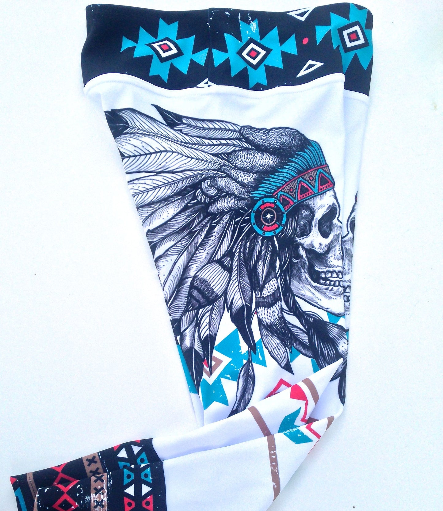 Aztec Skull Capri