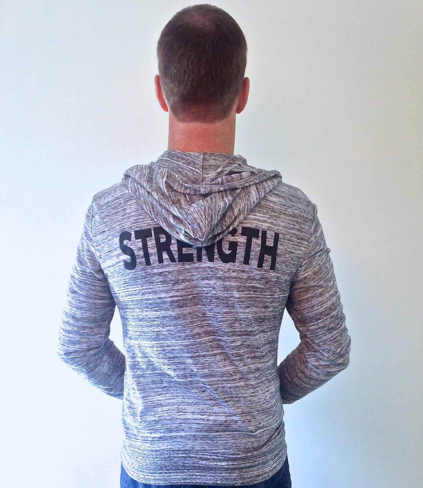 Unisex Strength Space Dye Hoodie