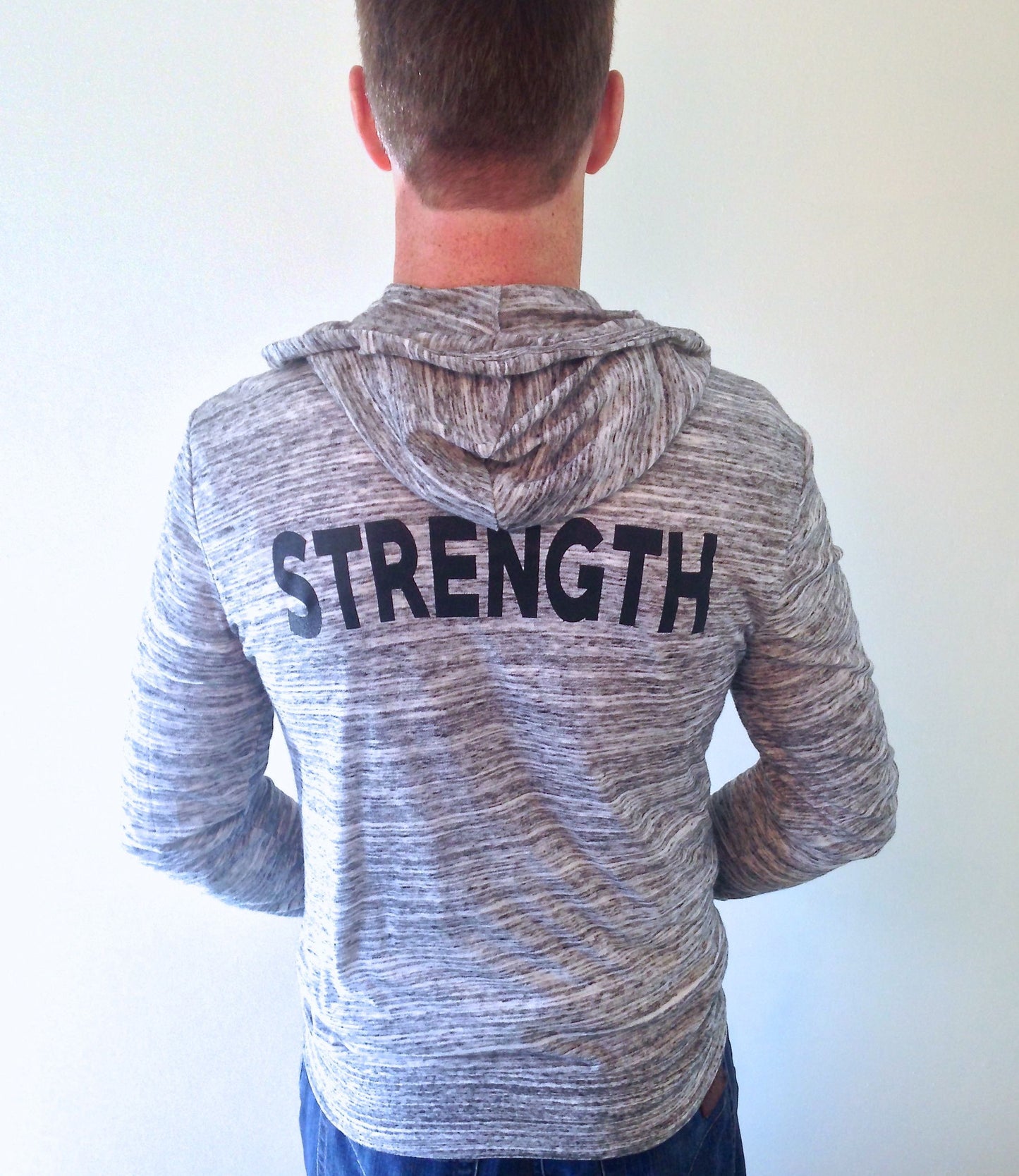 Unisex Strength Space Dye Hoodie